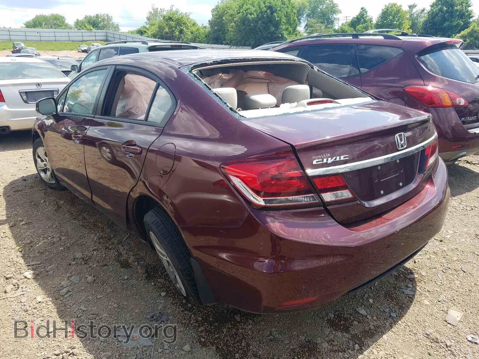 2013 HONDA CIVIC - VIN: 19XFB2F56DE007972 - Фото 3