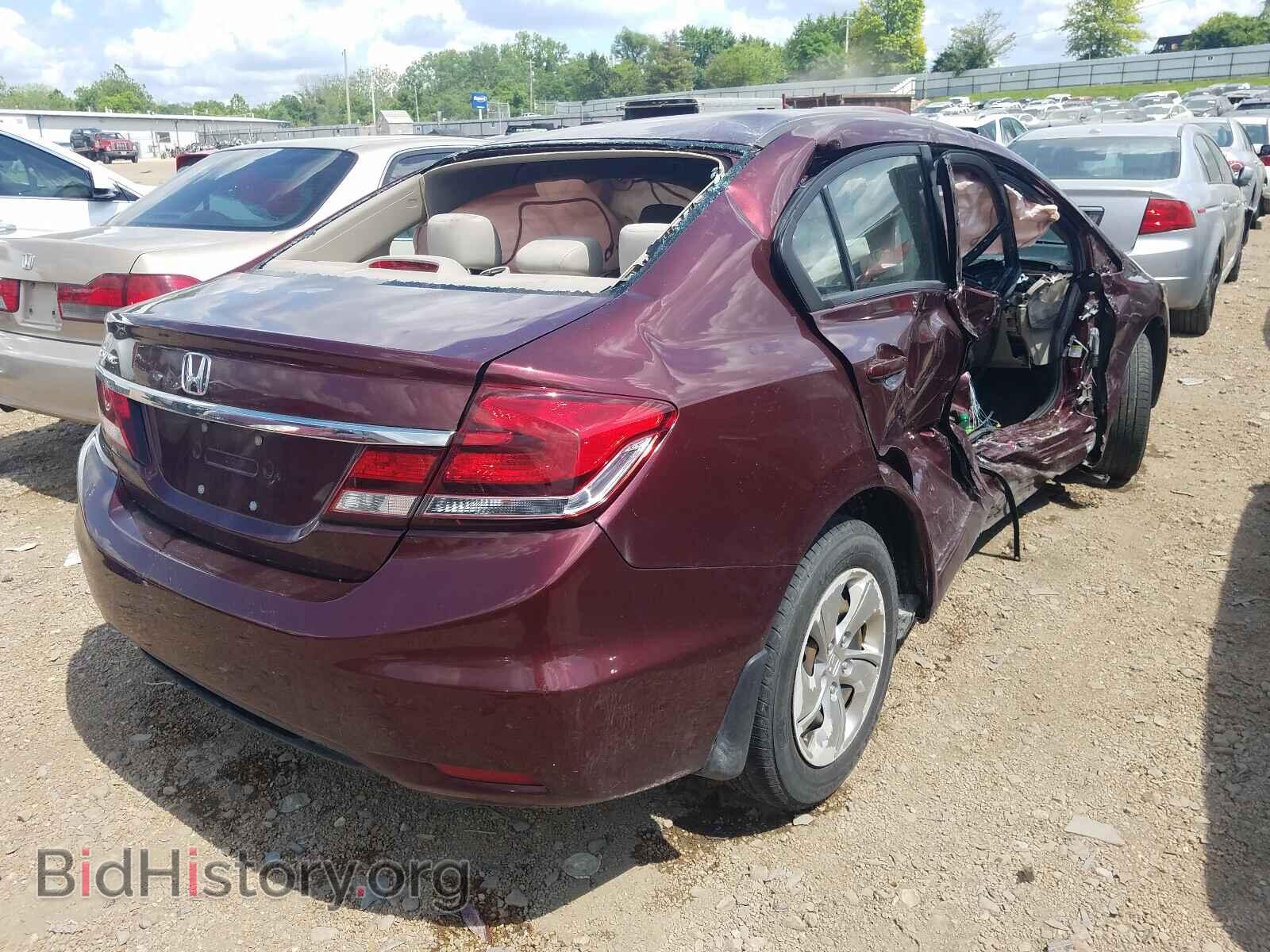 2013 HONDA CIVIC - VIN: 19XFB2F56DE007972 - Фото 4