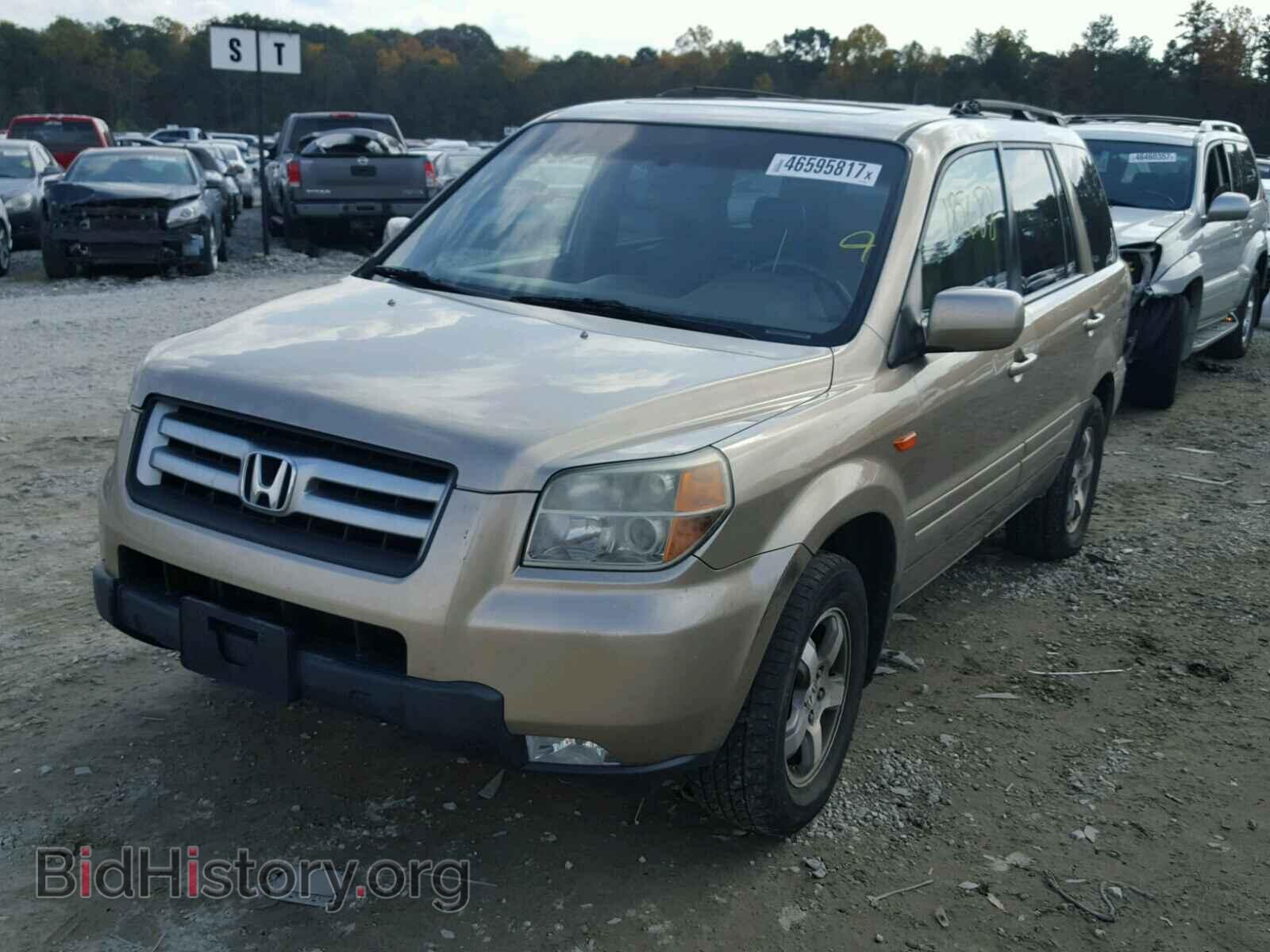 2006 HONDA PILOT - VIN: 2HKYF185X6H550843 - Фото 2