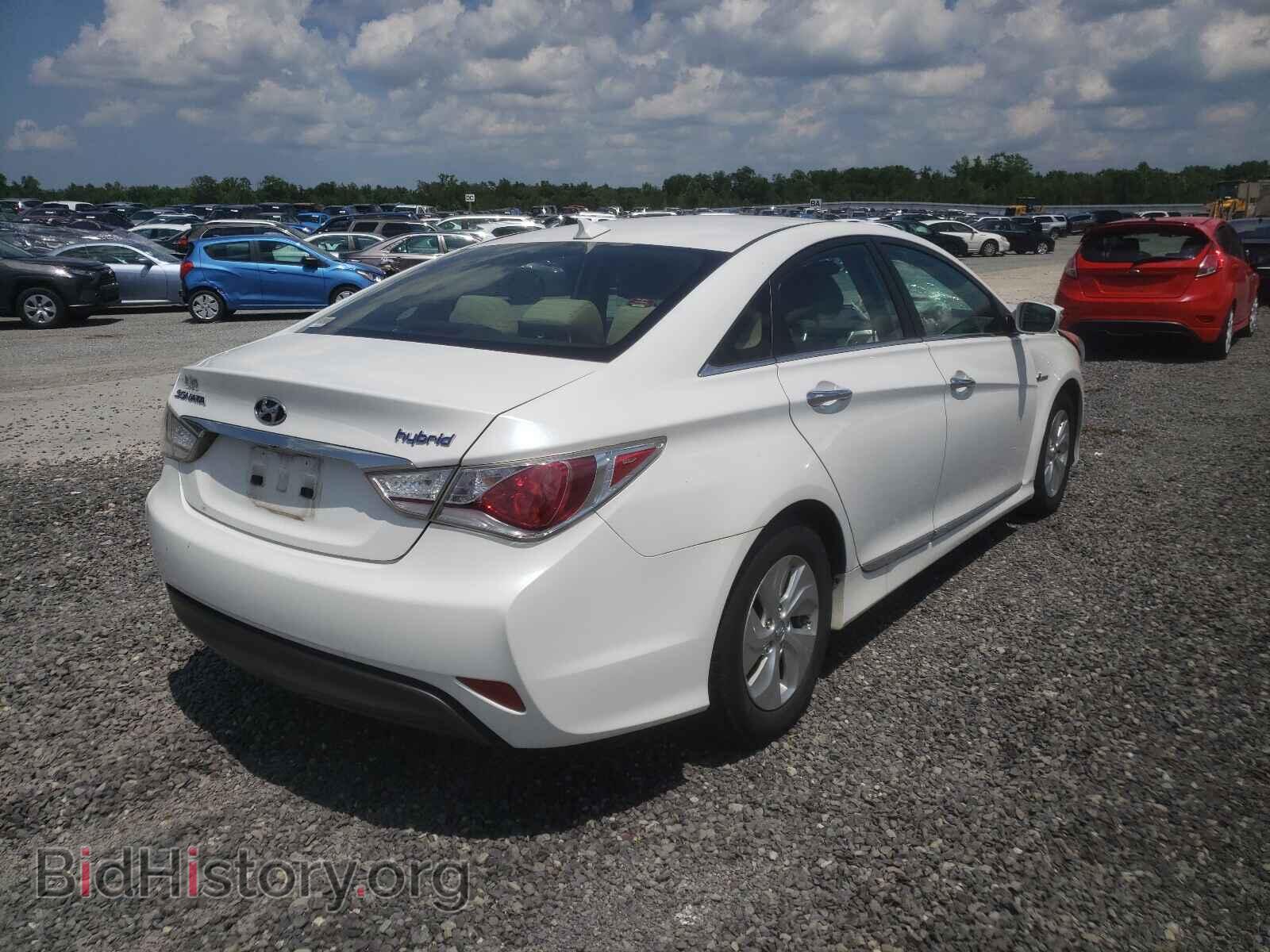 2014 HYUNDAI SONATA - VIN: KMHEC4A48EA114265 - Фото 4