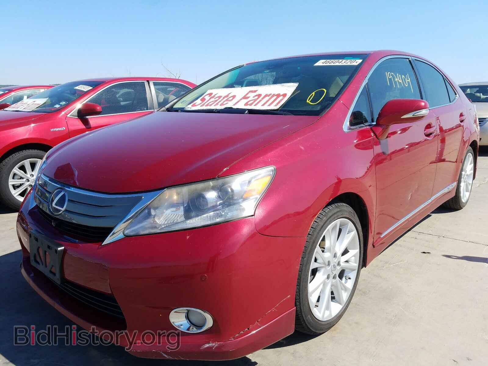 2010 LEXUS HS - VIN: JTHBB1BAXA2014703 - Фото 2
