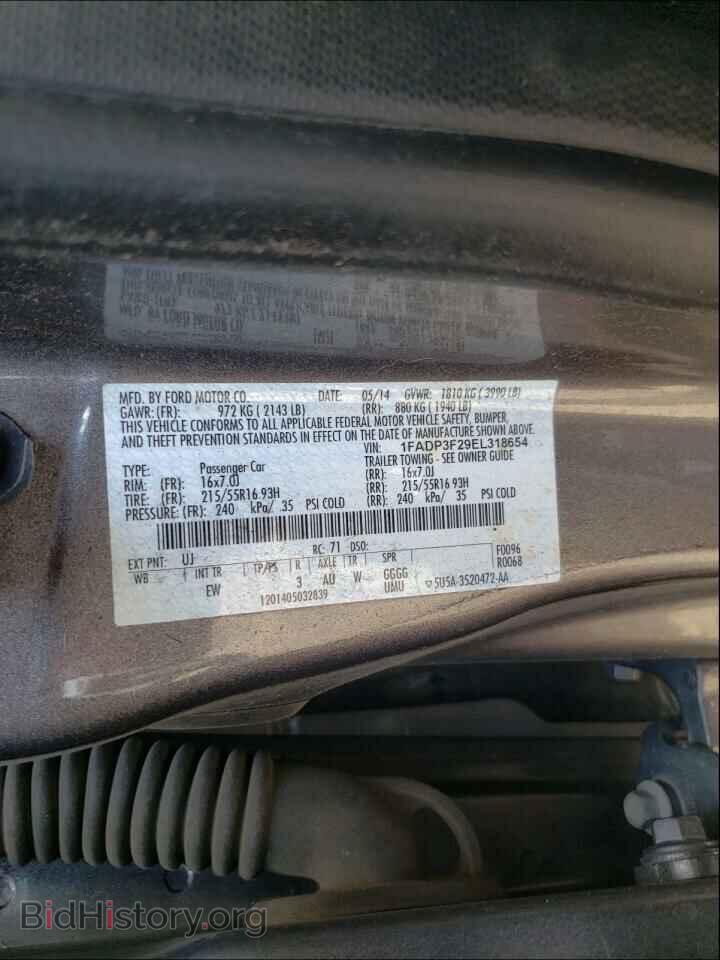 2014 FORD FOCUS - VIN: 1FADP3F29EL318654 - Photo 10