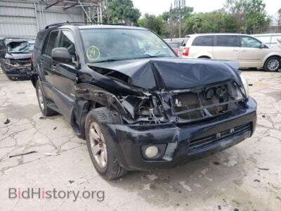 2007 Toyota 4RUNNER 4RUNNER LI, черный — VIN JTEZU17R770093983, Copart
