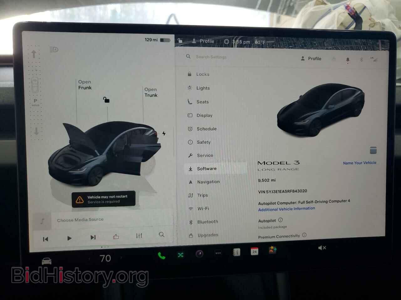 2024 TESLA MODEL 3 - VIN: 5YJ3E1EA5RF843020 - Photo 9