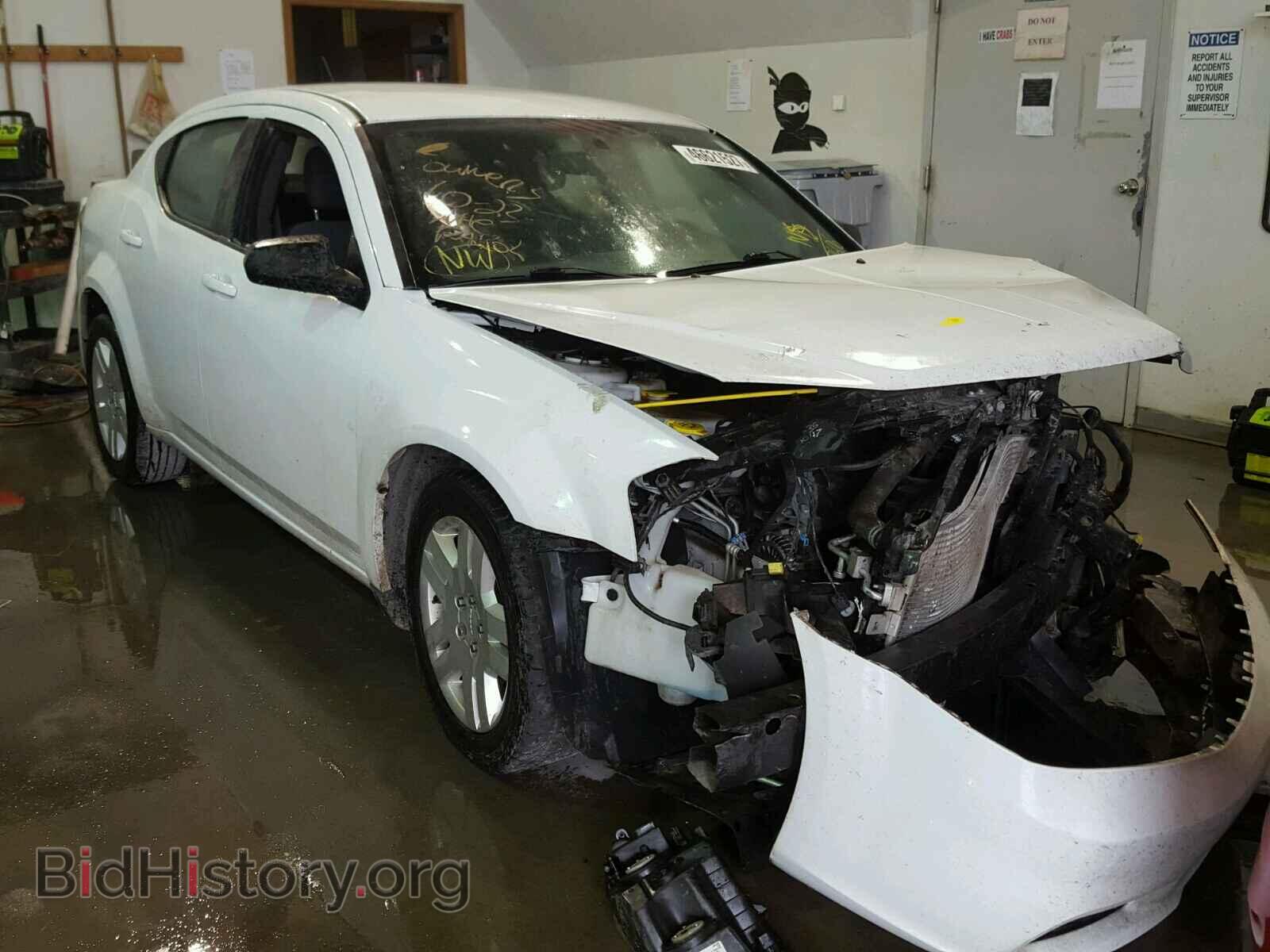 Photo 1C3CDZAB2EN188606 - DODGE AVENGER 2014