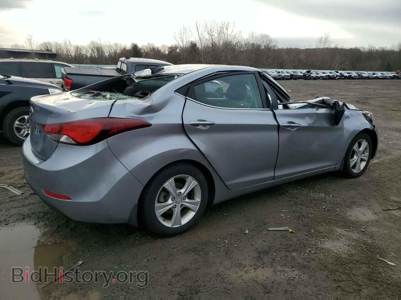 2016 HYUNDAI ELANTRA - VIN: 5NPDH4AE4GH670708 - Фото 3