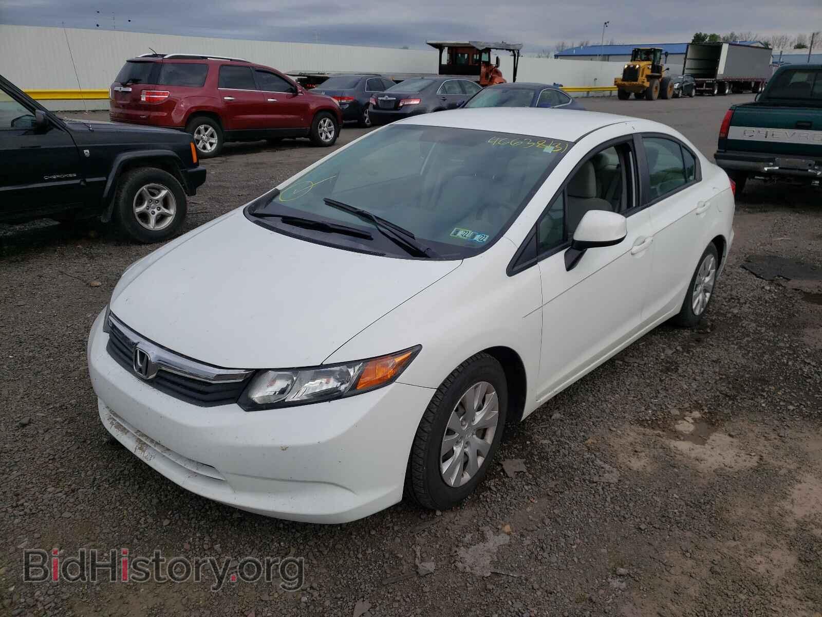 2012 HONDA CIVIC - VIN: 2HGFB2F55CH307328 - Фото 2