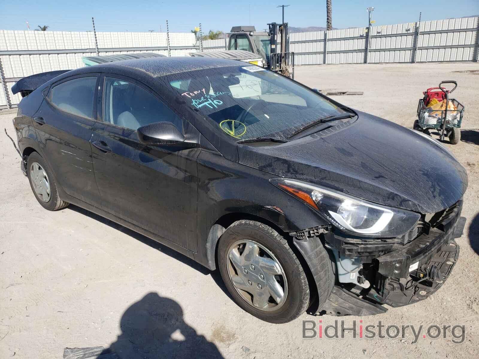 Photo 5NPDH4AE9GH784770 - HYUNDAI ELANTRA 2016