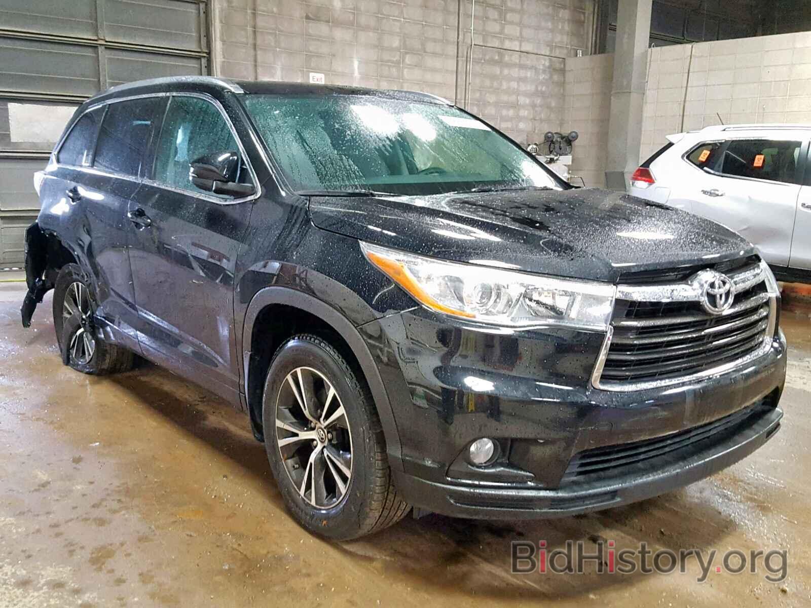 Photo 5TDJKRFH4GS307579 - TOYOTA HIGHLANDER 2016