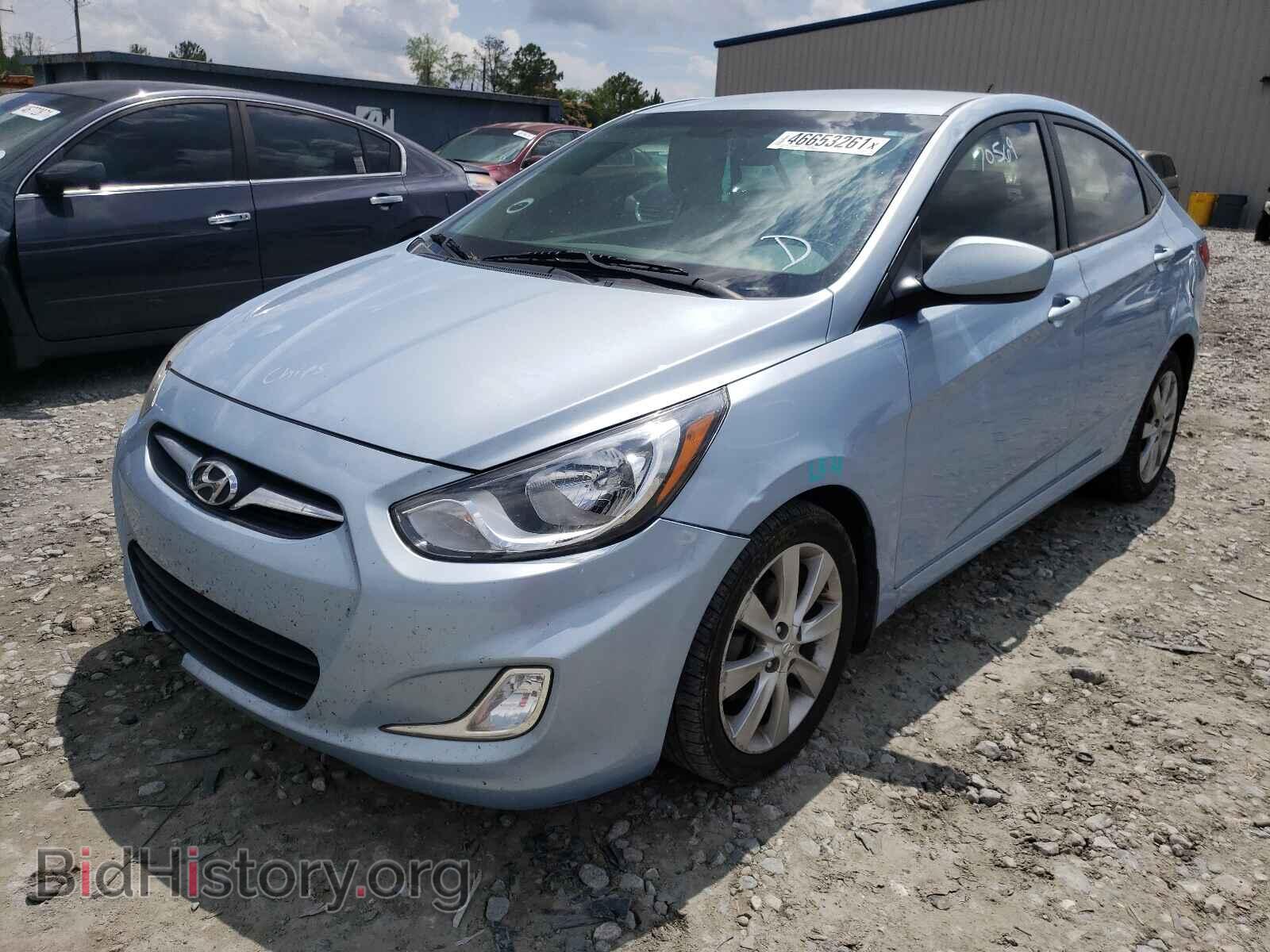 2013 HYUNDAI ACCENT - VIN: KMHCU4AE6DU354506 - Фото 2