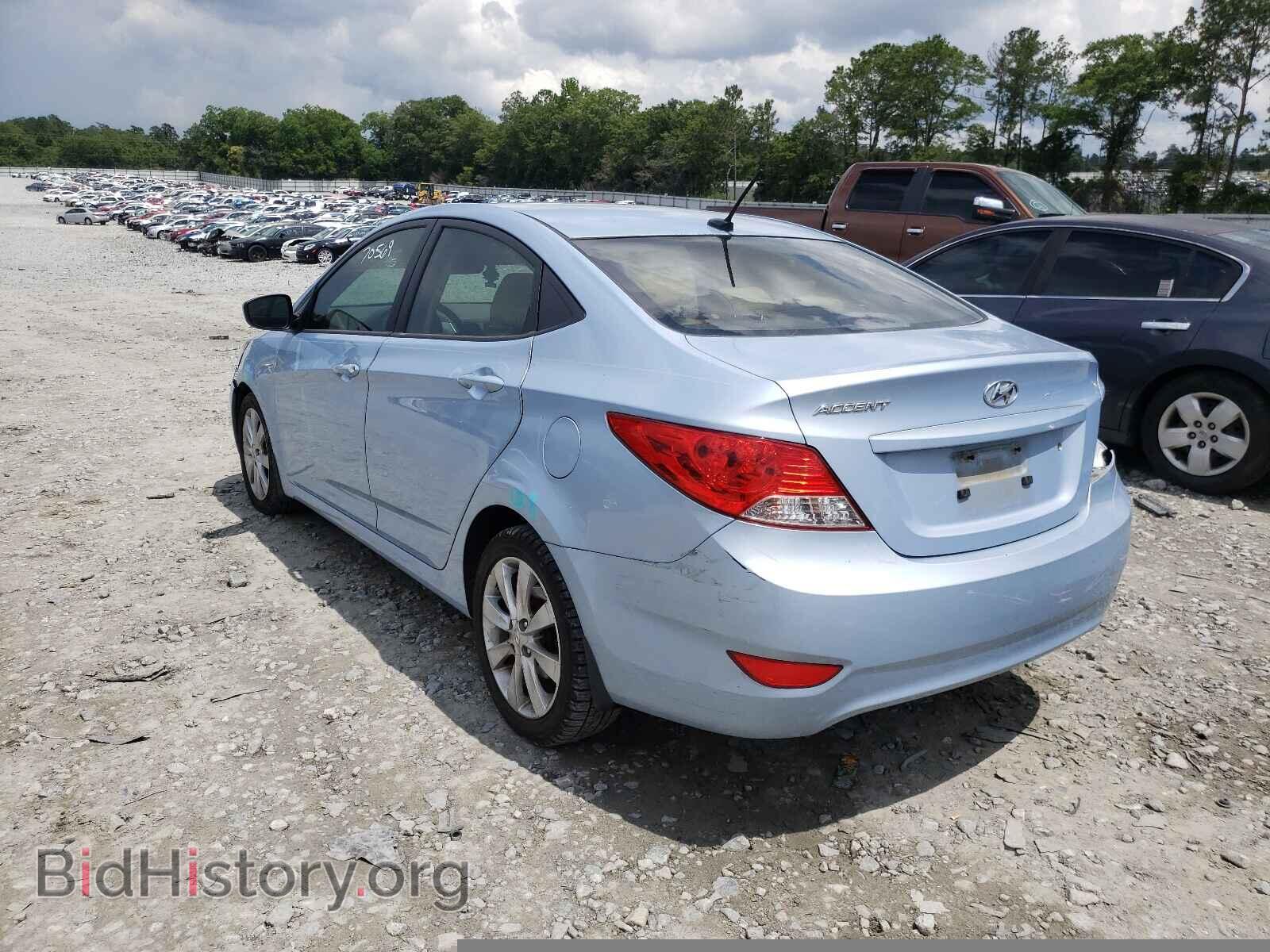 2013 HYUNDAI ACCENT - VIN: KMHCU4AE6DU354506 - Фото 3