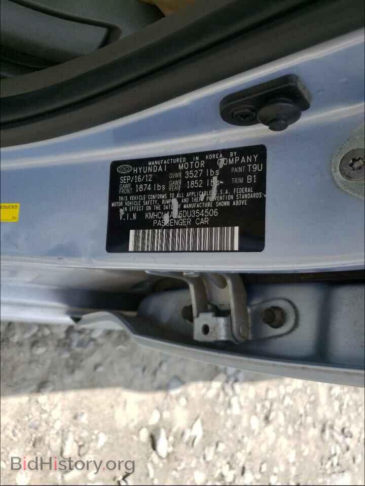 2013 HYUNDAI ACCENT - VIN: KMHCU4AE6DU354506 - Фото 10