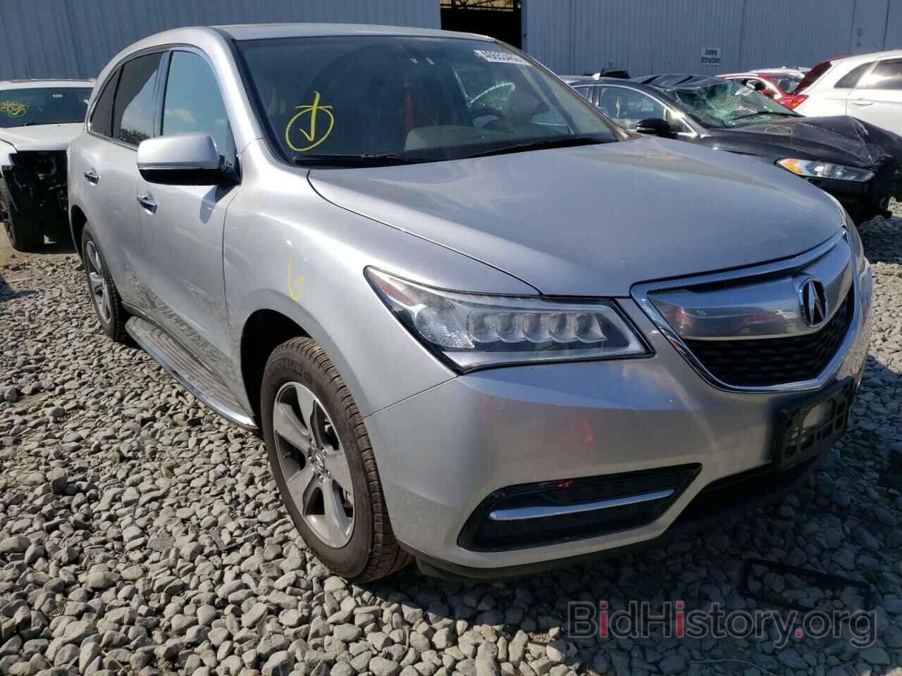 Фотография 5FRYD4H20FB010914 - ACURA MDX 2015