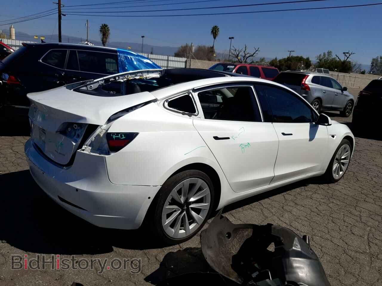 2021 TESLA MODEL 3 - VIN: 5YJ3E1EB2MF855692 - Фото 3