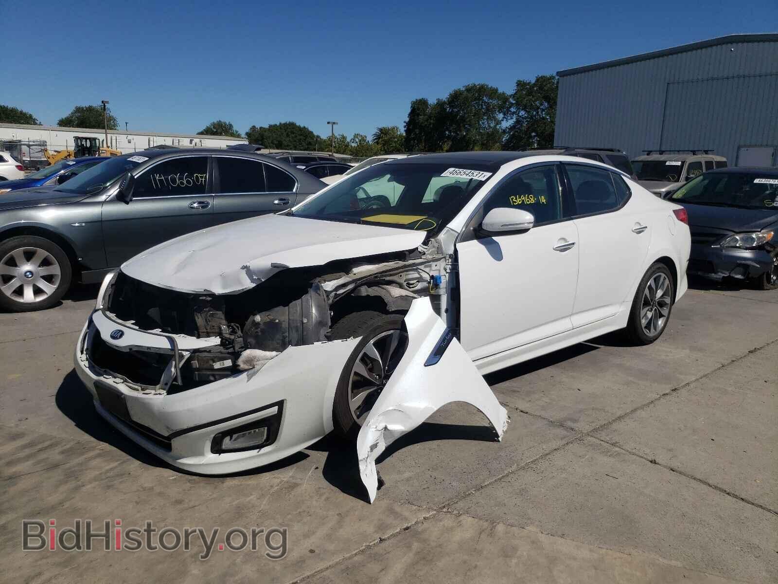 2014 KIA OPTIMA - VIN: 5XXGR4A63EG336228 - Фото 2