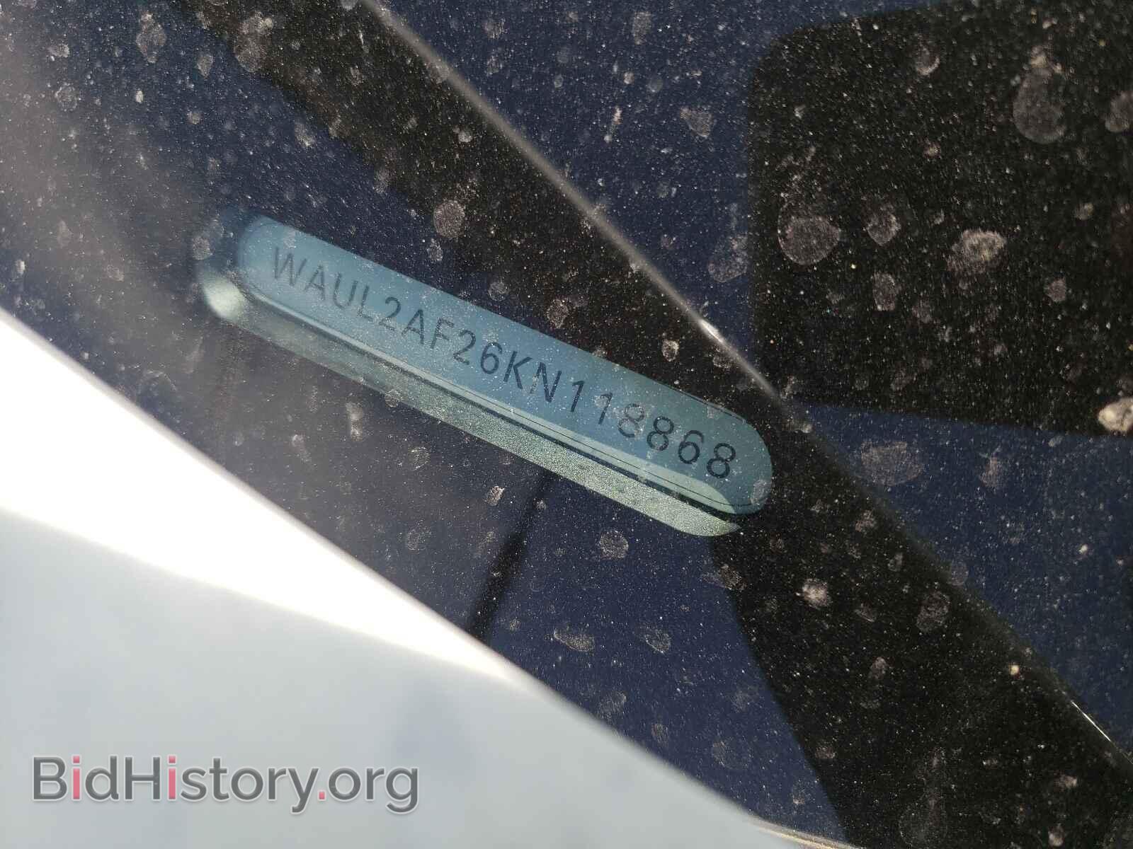 2019 AUDI A6 - VIN: WAUL2AF26KN118868 - Фото 10