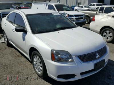 2012 Mitsubishi GALANT Galant FE, белый — VIN 4A32B2FF5CE022963, Copart