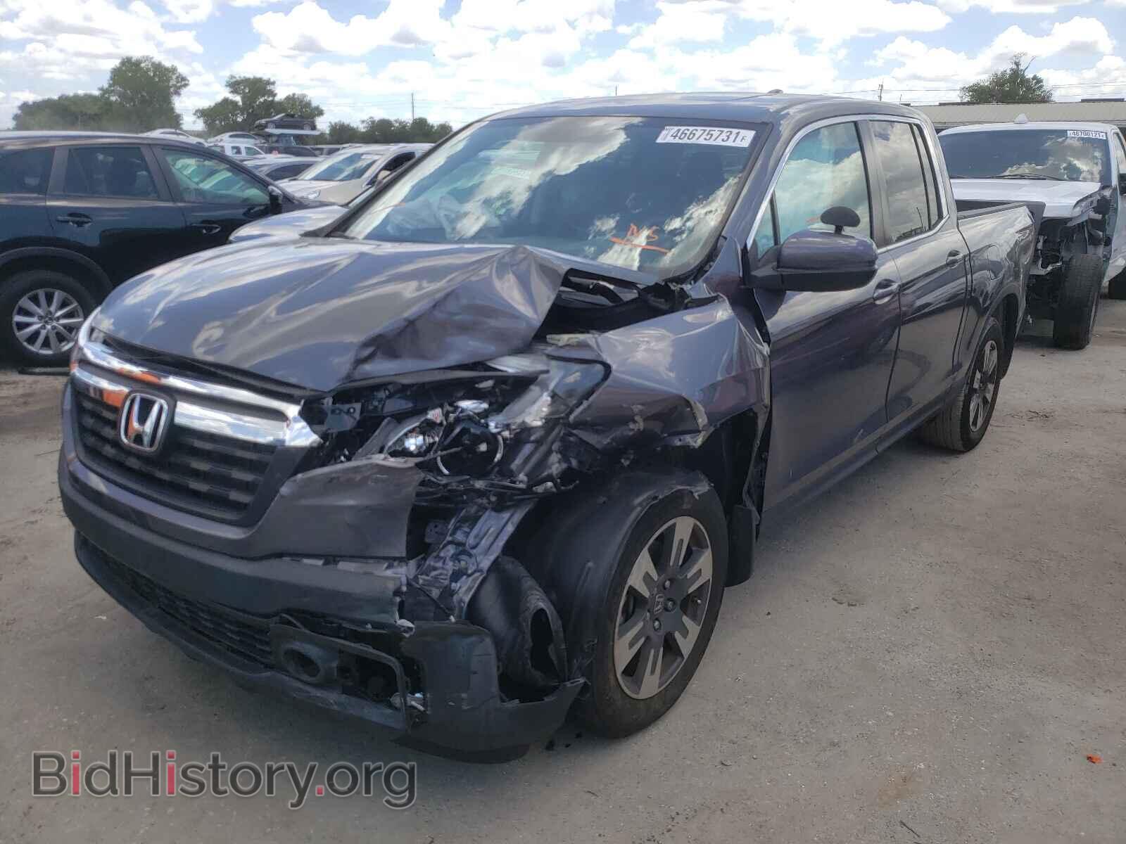 2019 HONDA RIDGELINE - VIN: 5FPYK2F55KB001748 - Фото 2