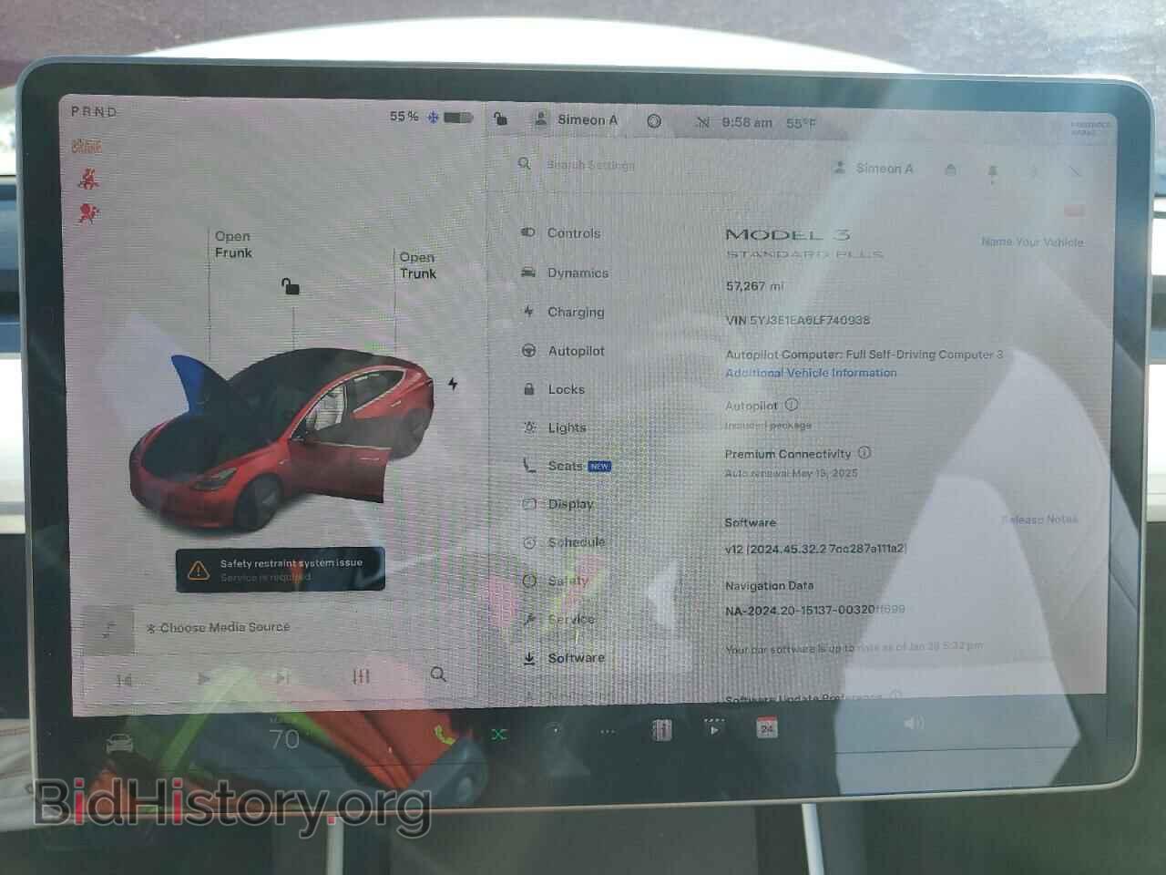 2020 TESLA MODEL 3 - VIN: 5YJ3E1EA6LF740938 - Photo 9