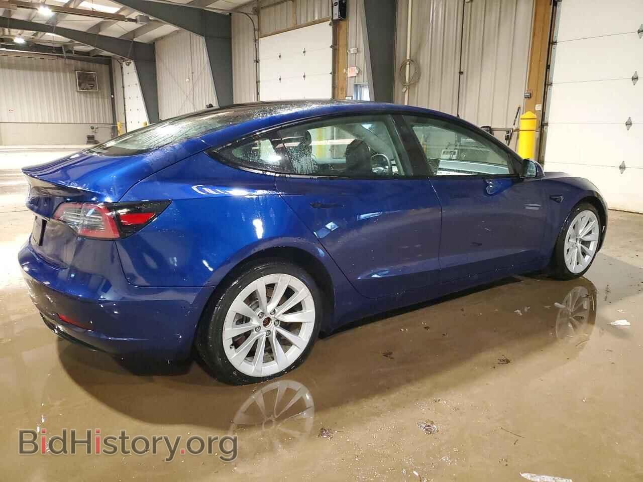 2022 TESLA MODEL 3 - VIN: 5YJ3E1EA4NF371368 - Фото 3