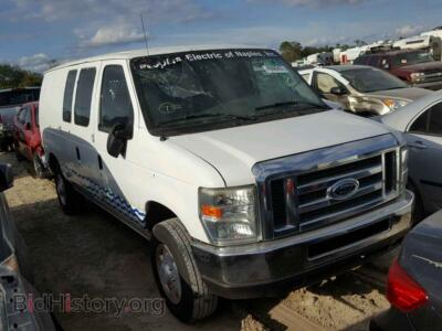 2008 Ford ECONOLINE, белый — VIN 1FTNE24W98DB02421, Copart