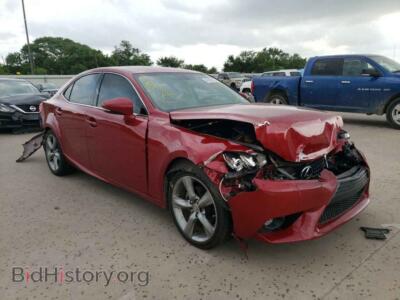 2015 Lexus IS IS 250, красный — VIN JTHBF1D28F5065276, Copart