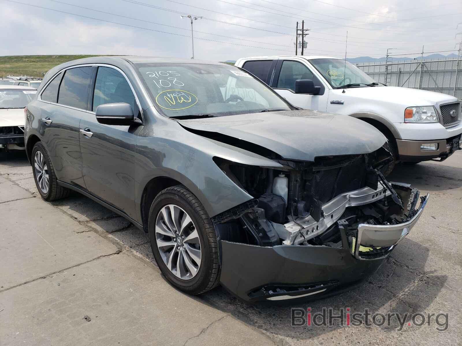 Фотография 5FRYD4H46GB030409 - ACURA MDX 2016