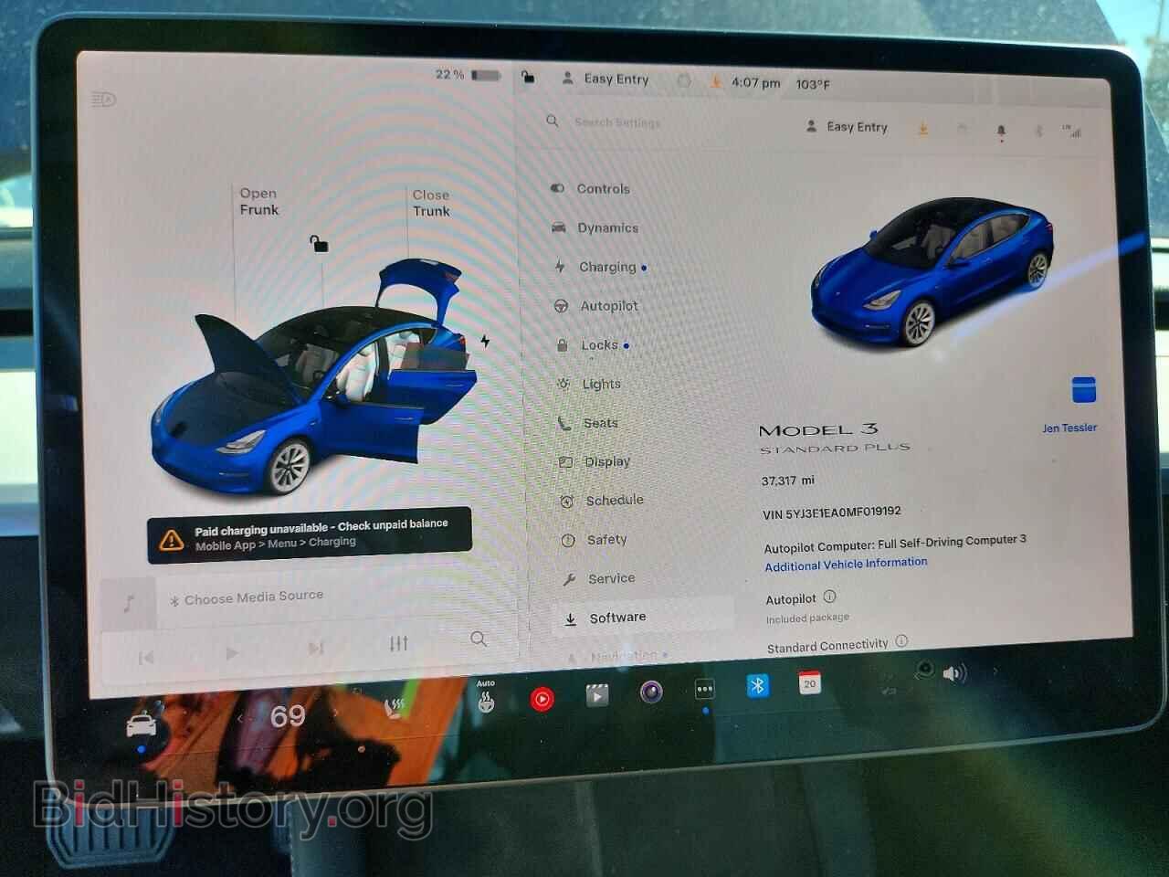 2021 TESLA MODEL 3 - VIN: 5YJ3E1EA0MF019192 - Фото 9
