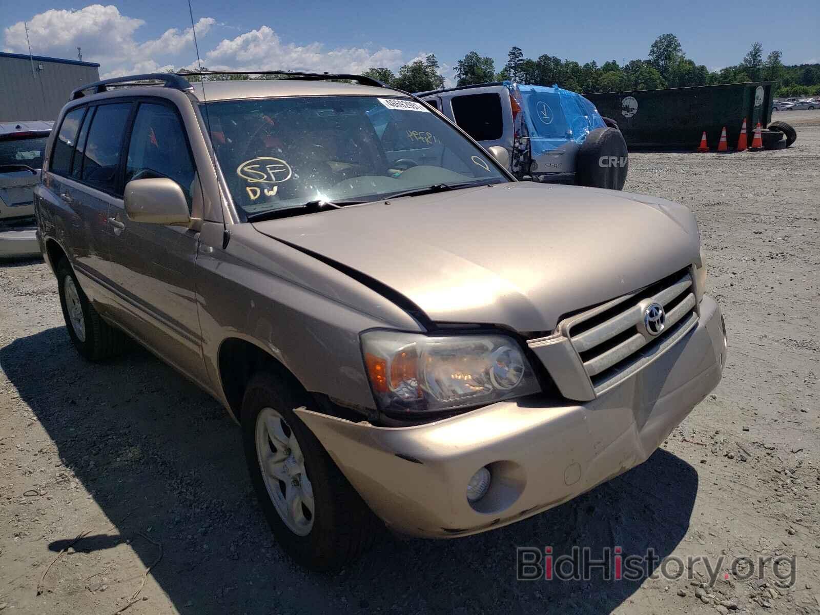 Photo JTEGD21A360139839 - TOYOTA HIGHLANDER 2006