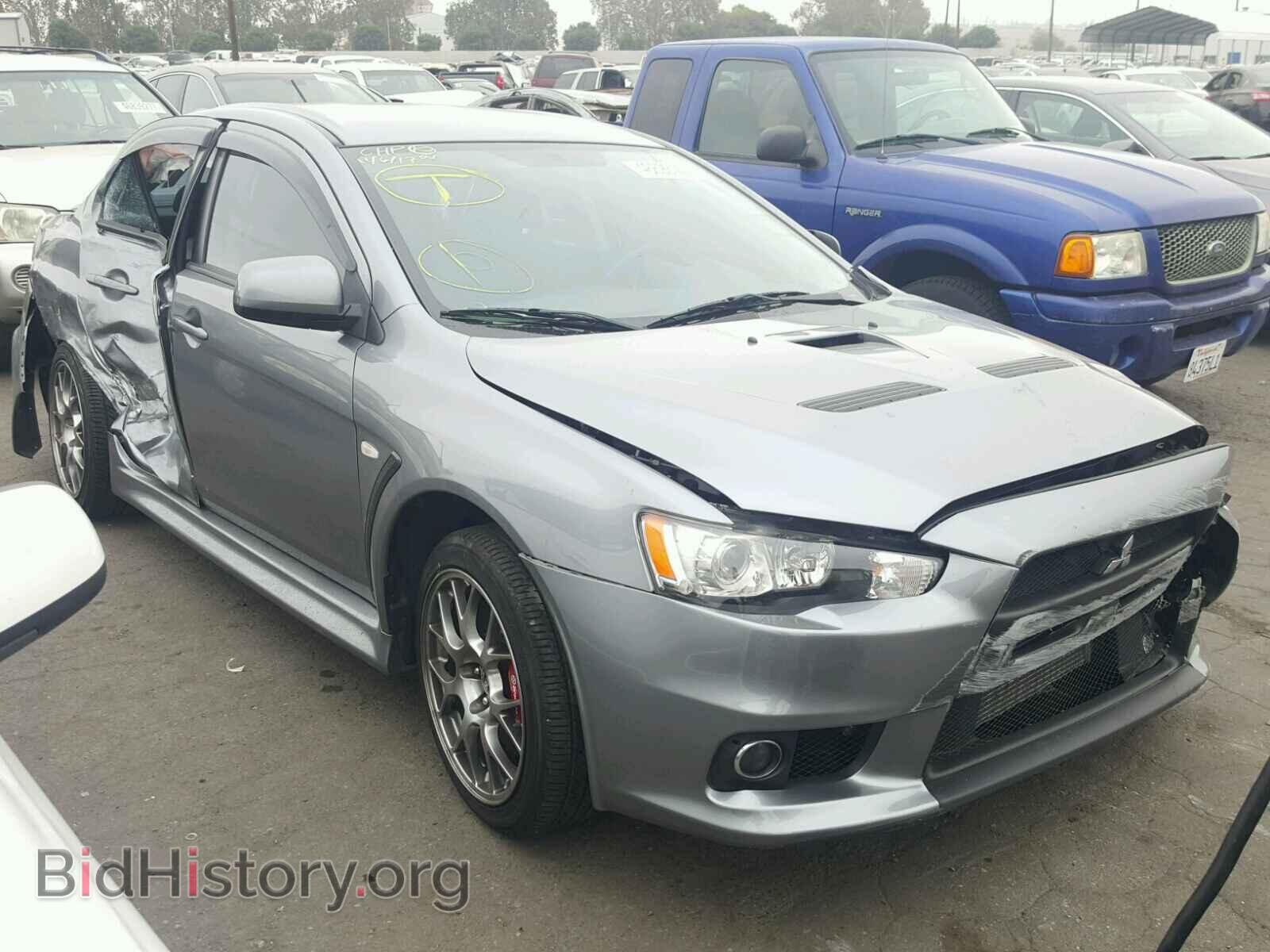 Photo JA32W5FV8EU020079 - MITSUBISHI EVO 2014