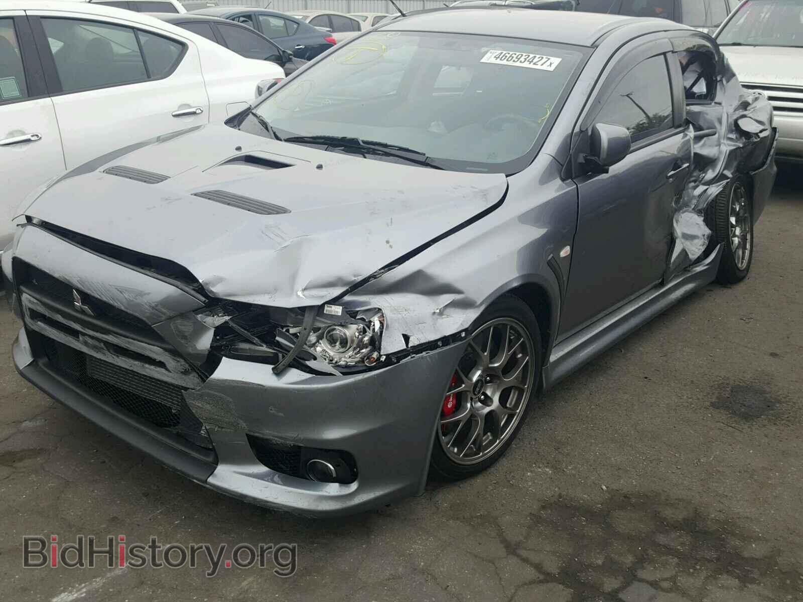 2014 MITSUBISHI EVO - VIN: JA32W5FV8EU020079 - Фото 2