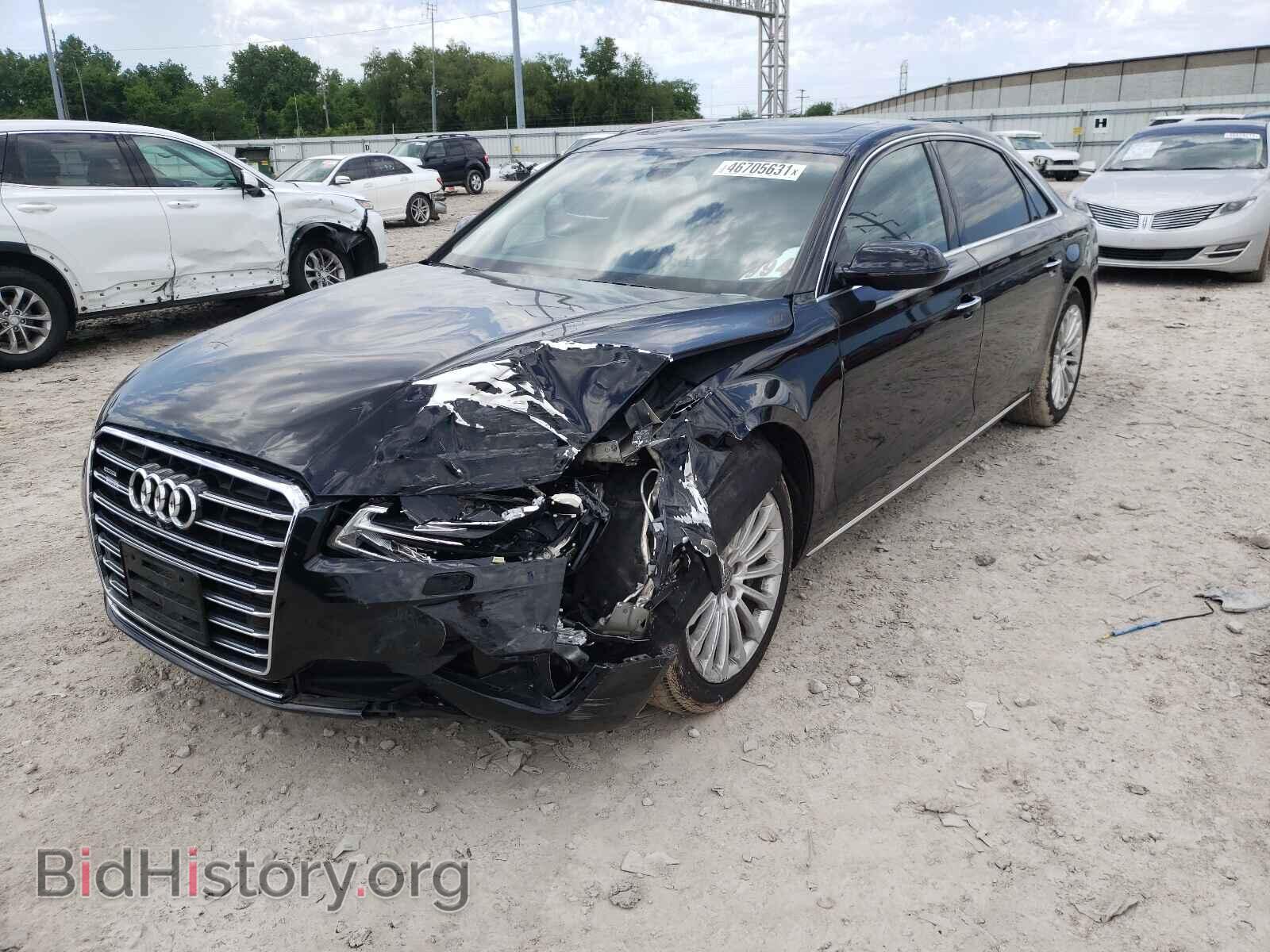 2015 AUDI A8 - VIN: WAU3GAFD2FN034569 - Фото 2