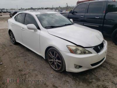 2008 Lexus IS IS 250, белый — VIN JTHBK262682071919, Copart