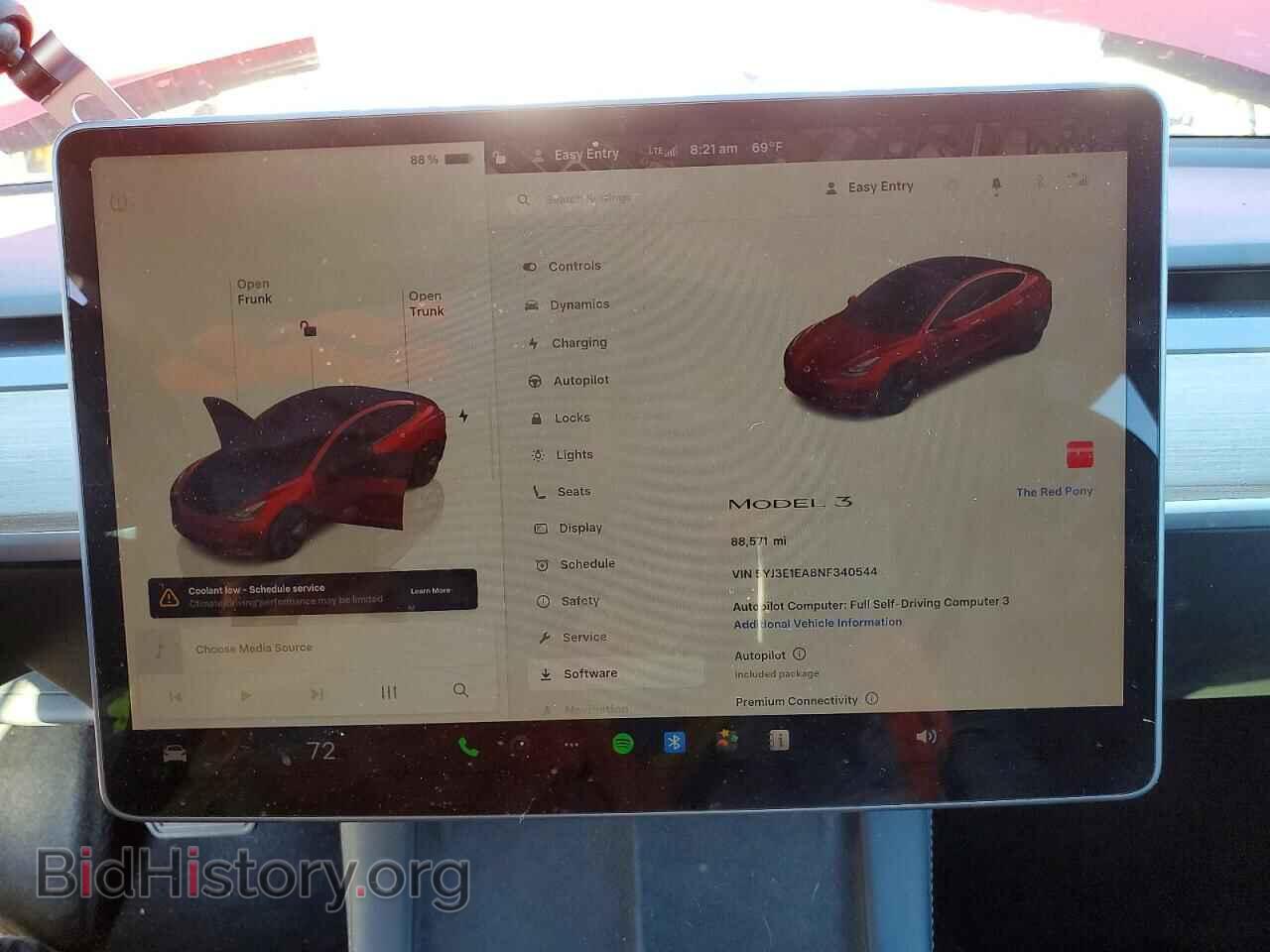 2022 TESLA MODEL 3 - VIN: 5YJ3E1EA8NF340544 - Photo 9