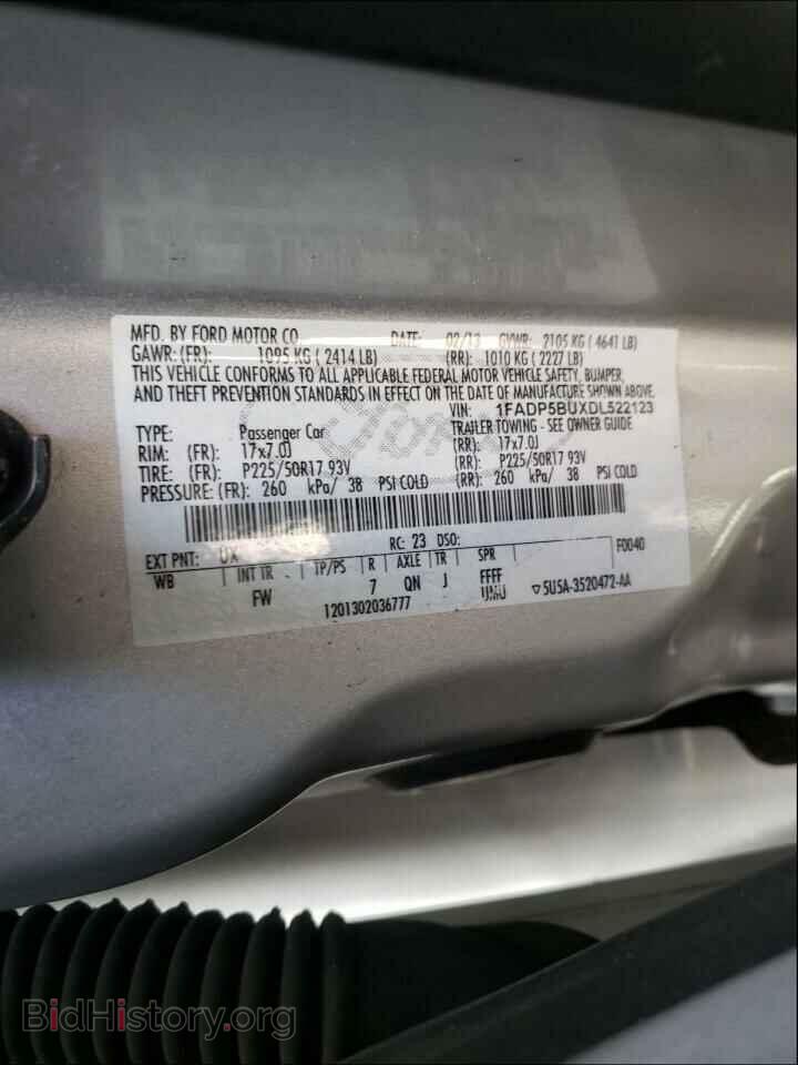 2013 FORD CMAX - VIN: 1FADP5BUXDL522123 - Фото 10