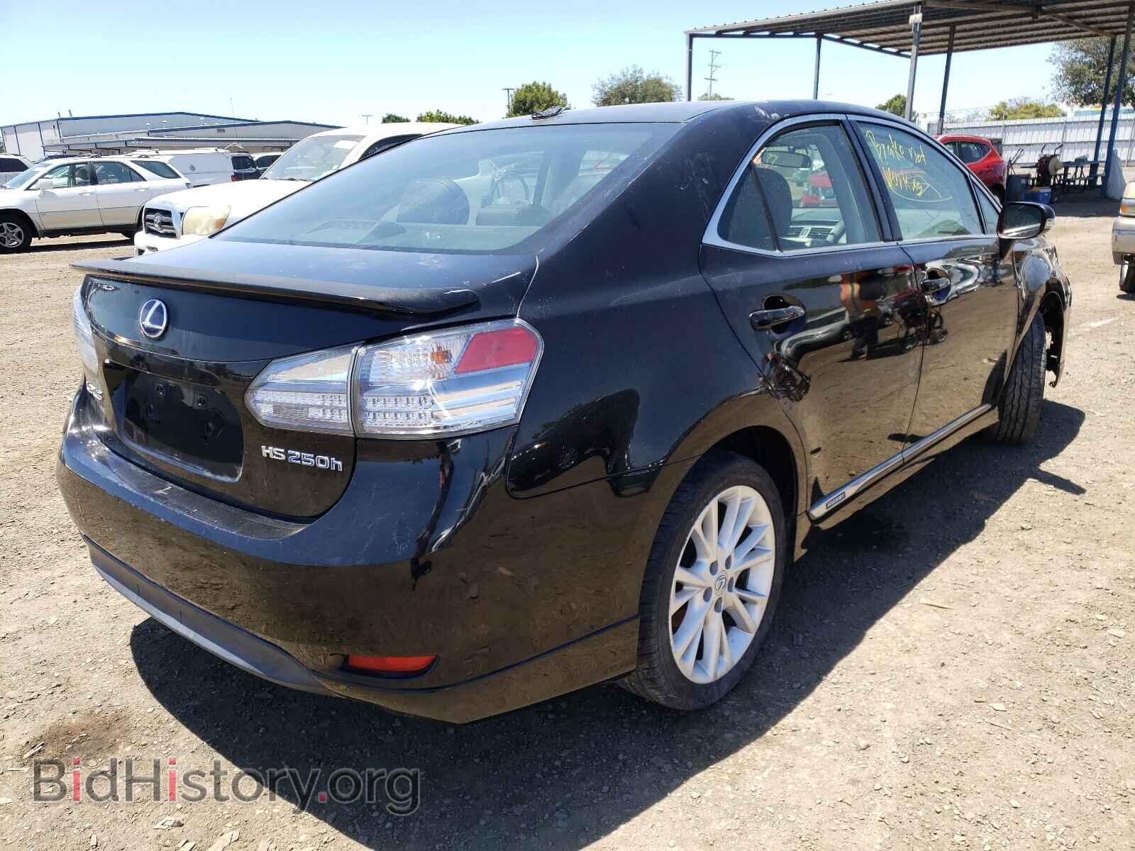 2010 LEXUS HS - VIN: JTHBB1BA3A2012453 - Фото 4
