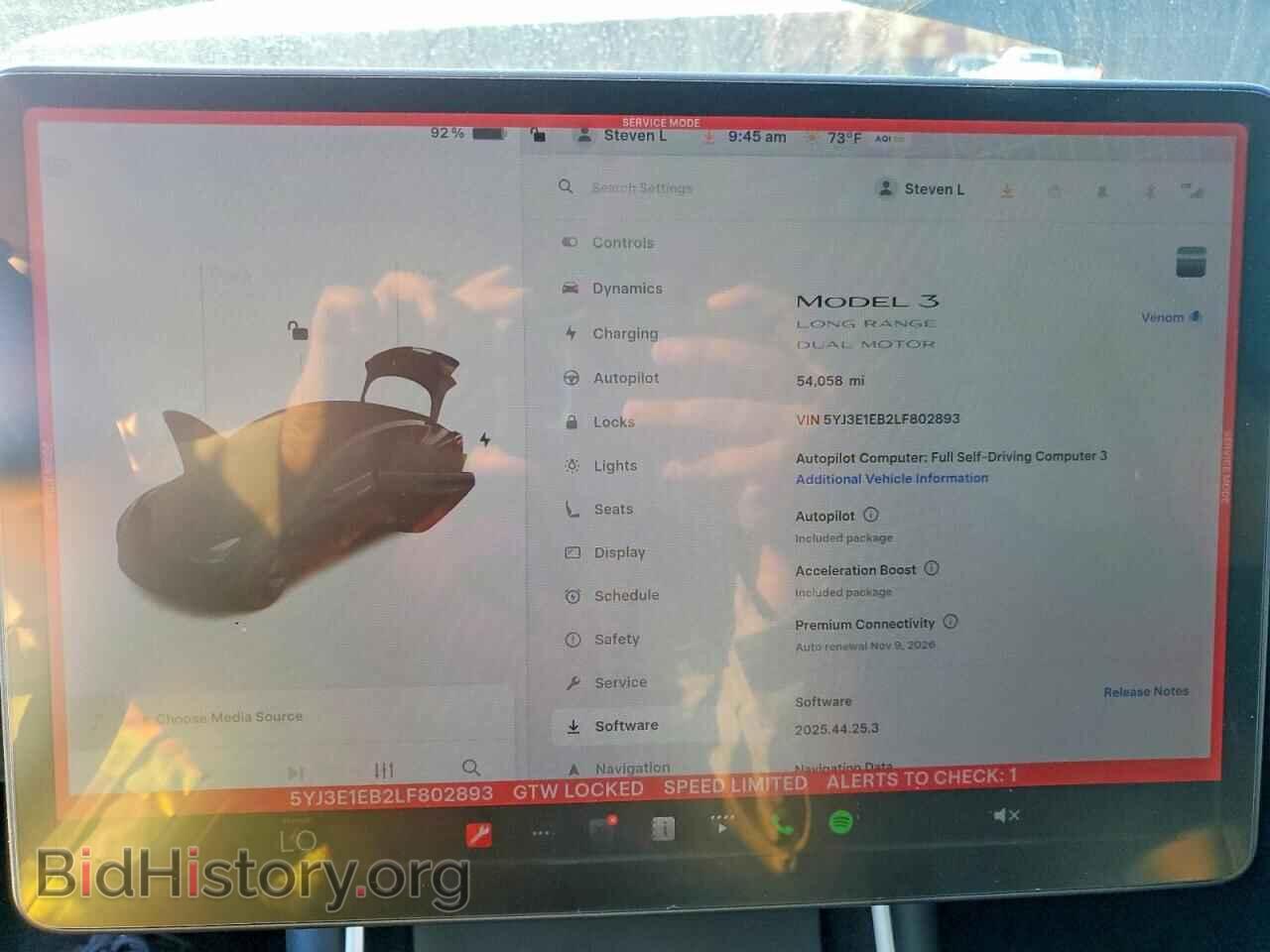 2020 TESLA MODEL 3 - VIN: 5YJ3E1EB2LF802893 - Photo 9