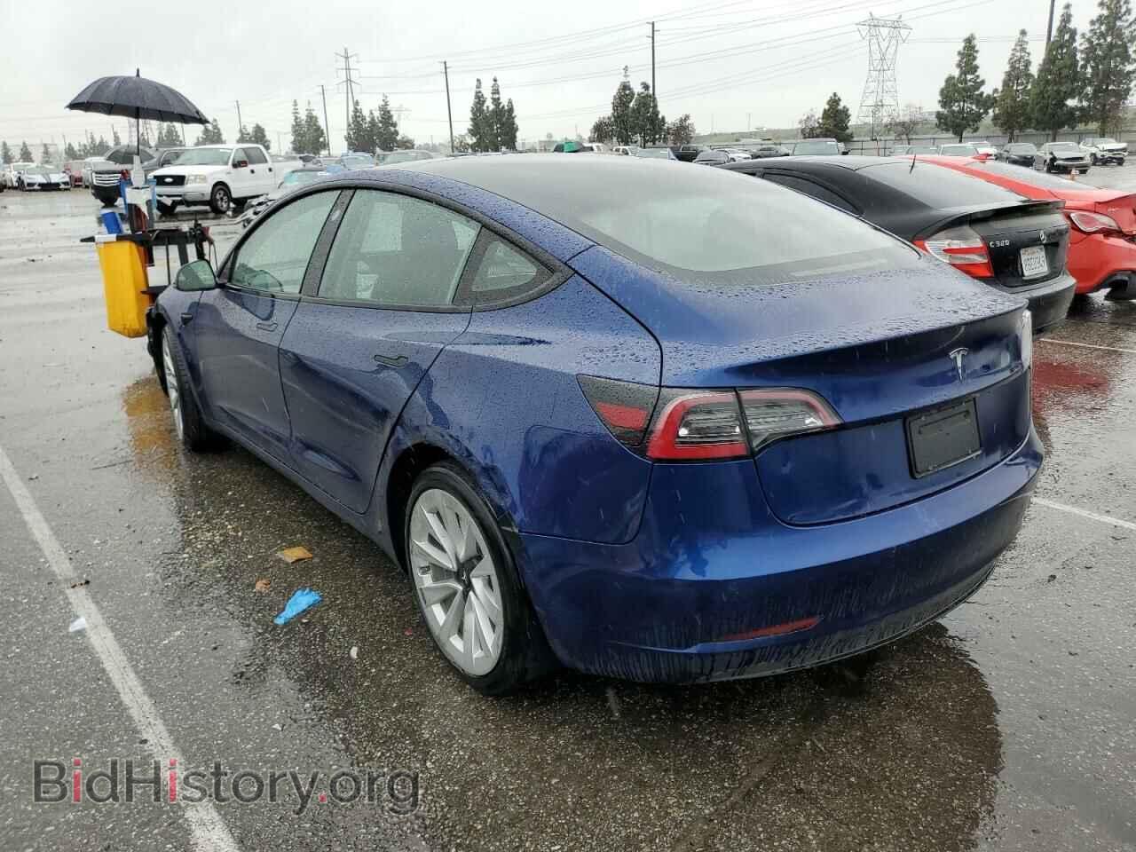 2022 TESLA MODEL 3 - VIN: 5YJ3E1EA0NF245573 - Фото 2