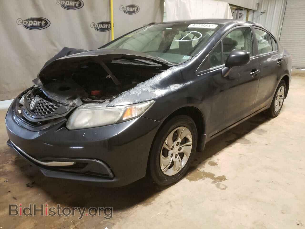 2013 HONDA CIVIC - VIN: 2HGFB2F55DH501276 - Фото 2