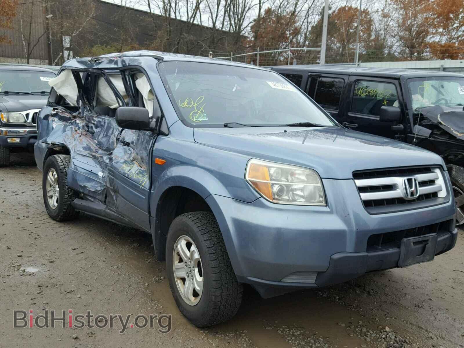 Фотография 2HKYF18186H562549 - HONDA PILOT 2006
