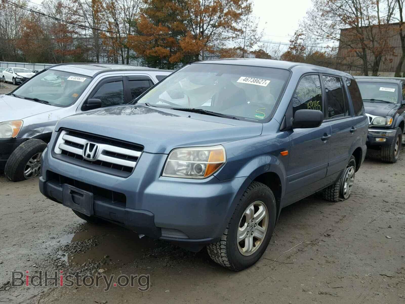 2006 HONDA PILOT - VIN: 2HKYF18186H562549 - Фото 2