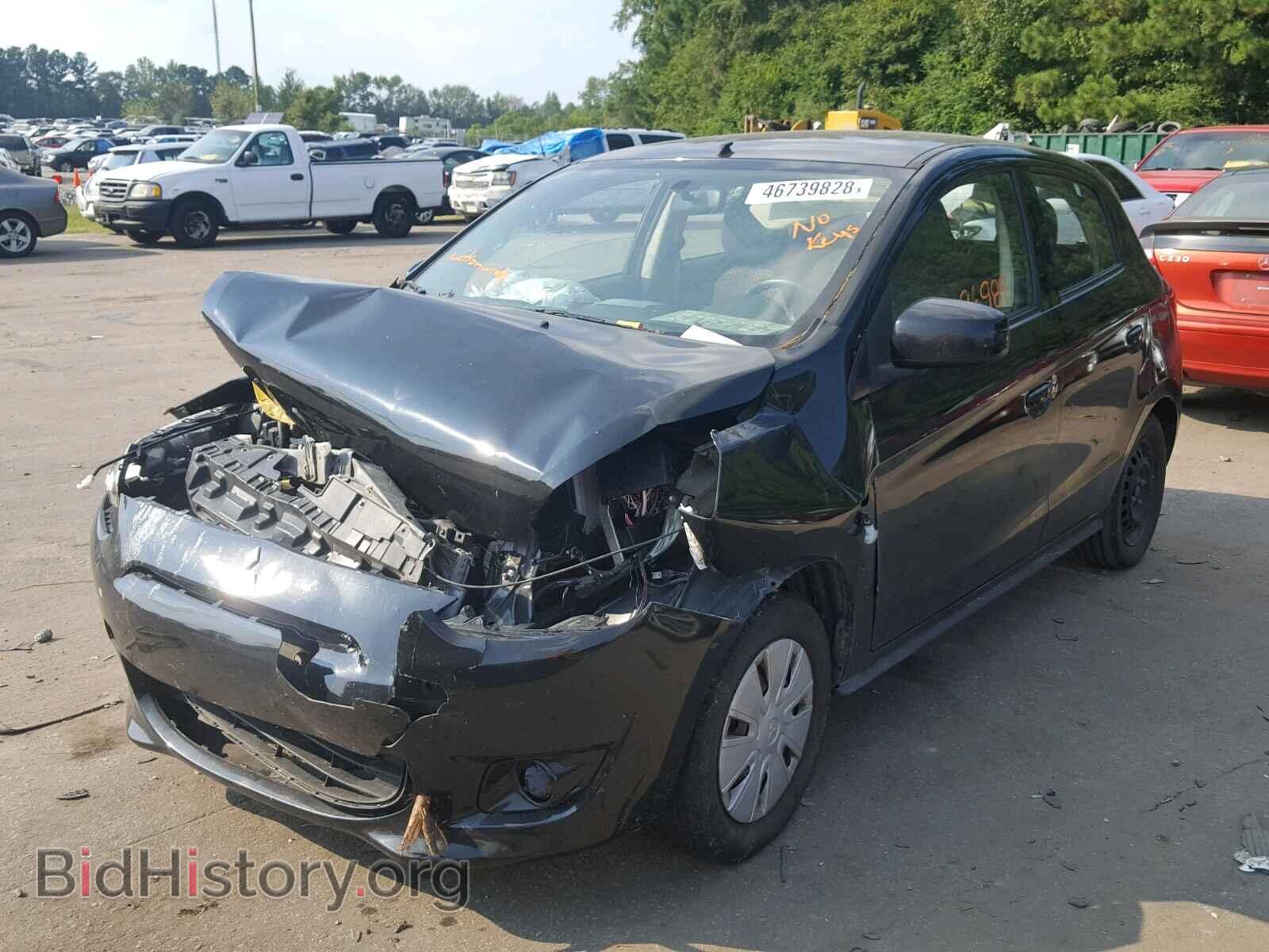 2014 MITSUBISHI MIRAGE - VIN: ML32A3HJ0EH022760 - Фото 2