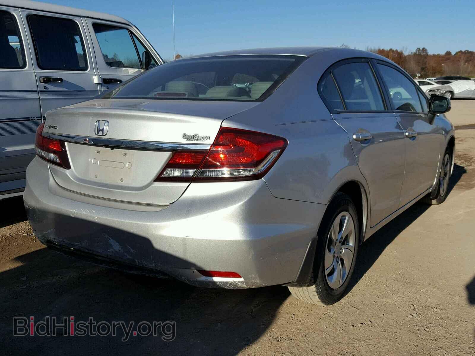 2013 HONDA CIVIC - VIN: 19XFB2F54DE041070 - Фото 4