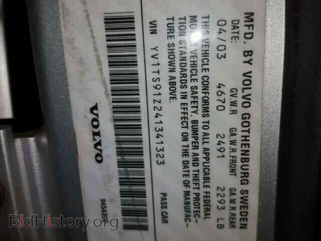 2004 VOLVO S80 - VIN: YV1TS91Z241341323 - Фото 10