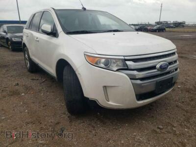 2014 Ford EDGE Edge SEL, white — VIN 2FMDK3JCXEBA17489, Copart