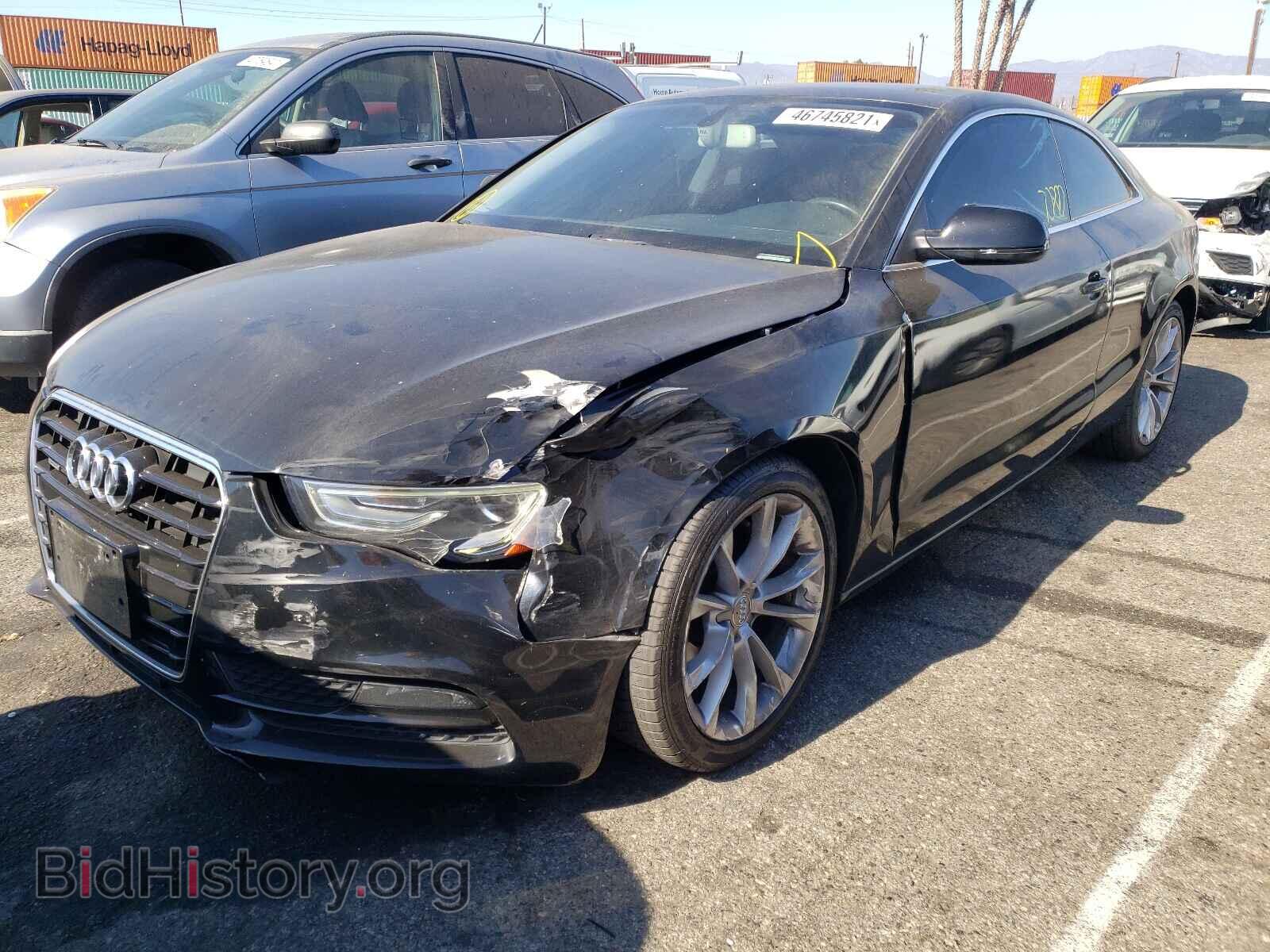 2013 AUDI A5 - VIN: WAUCFAFR8DA000977 - Photo 2