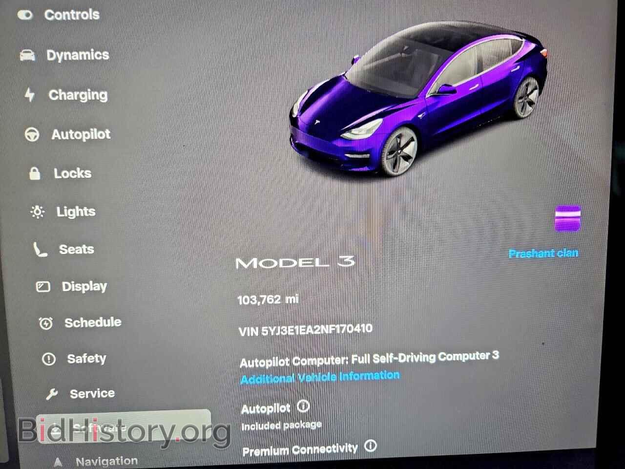 2022 TESLA MODEL 3 - VIN: 5YJ3E1EA2NF170410 - Фото 9