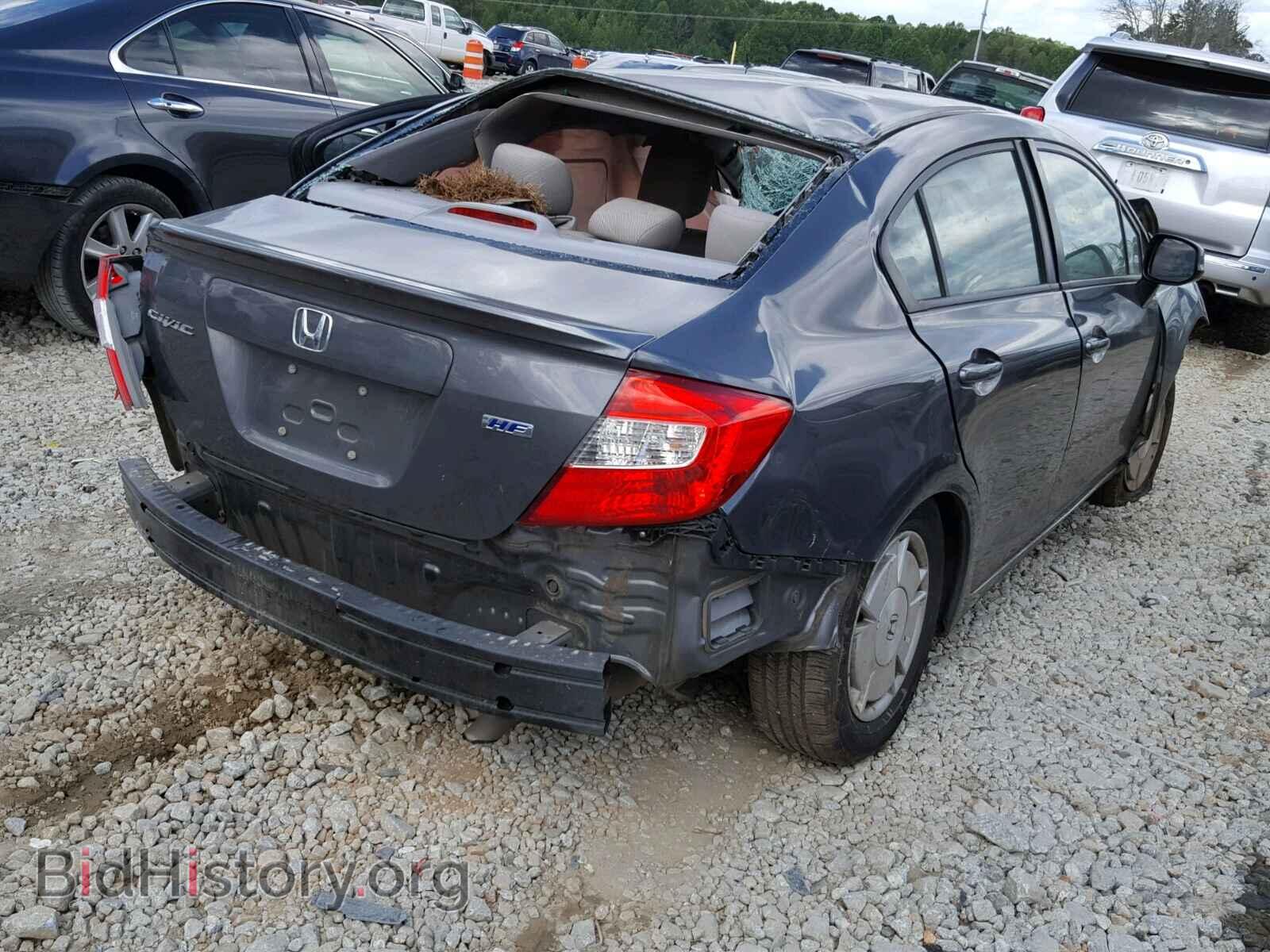 2012 HONDA CIVIC - VIN: 2HGFB2F68CH332121 - Фото 4