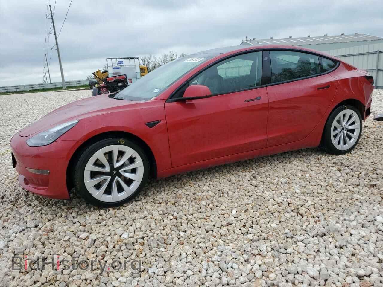 Фотография 5YJ3E1EBXNF191675 - TESLA MODEL 3 2022