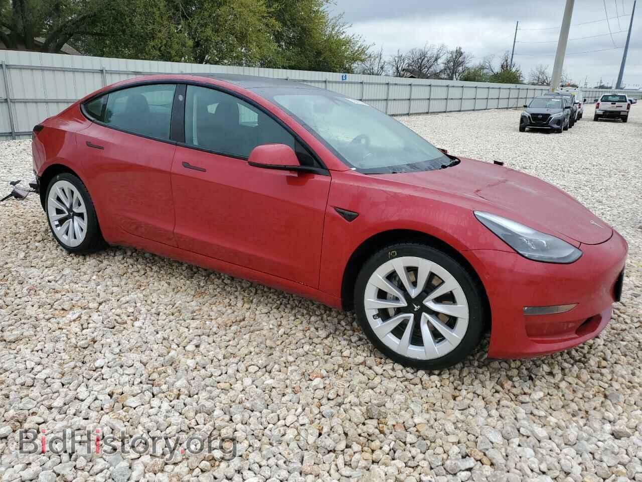2022 TESLA MODEL 3 - VIN: 5YJ3E1EBXNF191675 - Фото 4